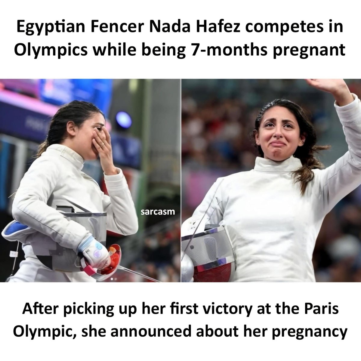 Champion mom balancing sports, medical school and pregnancy!!! An inspiration to us all🫡#Paris2024Olympic