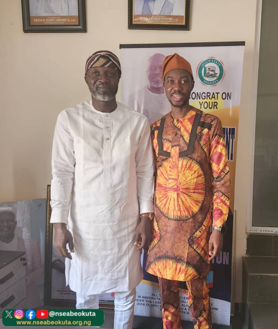 nseabeokuta's tweet photo. *Ogun Commissioner, Oludotun Assures Support for NSE Abeokuta*
The Ogun State Commissioner for Forestry, Engr. Hon. Oludotun Taiwo, FNSE, has assured his full support to the leadership of the Nigerian Society of Engineers (NSE) Abeokuta Branch. The Hon. Commissioner gave this https://t.co/pfZTQb4gMS