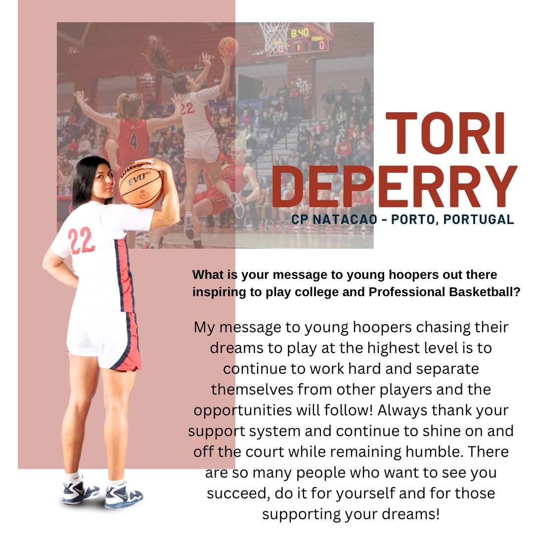 SVSU Women's Basketball (@svsuwbb) on Twitter photo Q&A with our Alumni <a href="/Deperry11/">Tori DePerry</a> who recently signed to CP Natação in Portugal, which is the Top Division for the
2024/25 season. Tori had a great 4 years in our WBB program and will live out her dream of playing professionally basketball overseas! We are so proud! #GoCards Q&A with our Alumni <a href="/Deperry11/">Tori DePerry</a> who recently signed to CP Natação in Portugal, which is the Top Division for the
2024/25 season. Tori had a great 4 years in our WBB program and will live out her dream of playing professionally basketball overseas! We are so proud! #GoCards