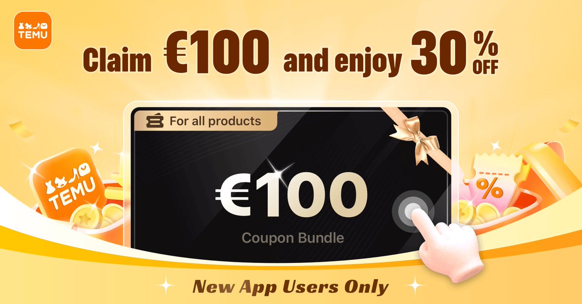 ⭐️Click the link temu.to/m/eokqgnj9395 to get 💰€100 coupon bundle or ⭐️ Search  acr979754 on the Temu App to get 💰30% off discount !!