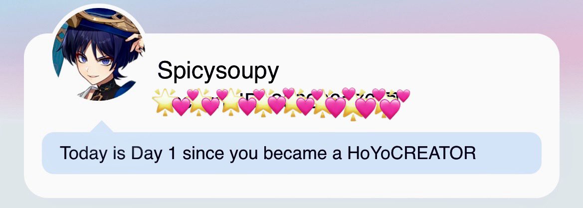 spicysoupy's tweet image. well this was unexpected!! 

As of today I’m officially a HoyoCreator!! 🤭💕🫶