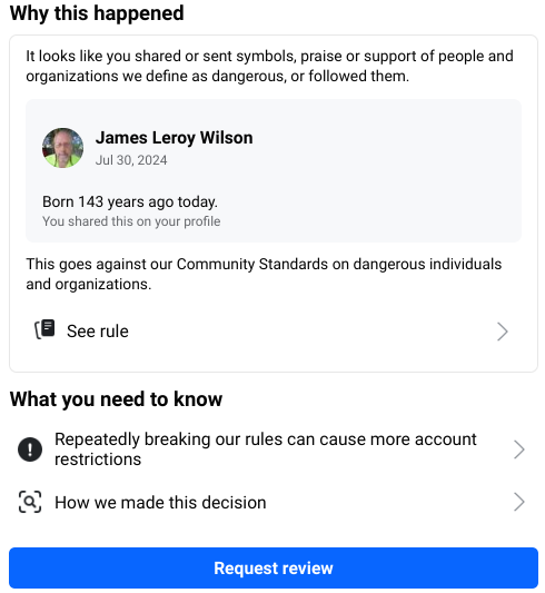 James Leroy Wilson tweet media