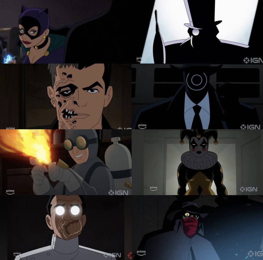 TheRedArrow_YT's tweet photo. Do the unique villain designs in Caped Crusader remind anyone else of The Batman (2004)? Hoping the former doesn’t get as overlooked as the latter did https://t.co/xBYPcXbIWh