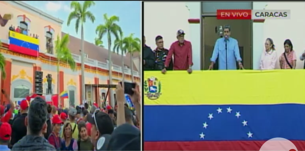Mincyt_VE's tweet photo. #Ahora | Presidente Nicolás Maduro: Les recuerdo, todo el que se mete con Venezuela se seca, se secarán y nosotros volveremos a triunfar. 

#GanóLaPazYLaEsperanza https://t.co/YxWWdk7Yv6