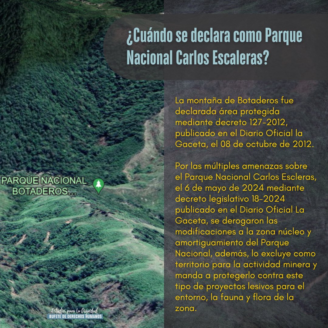 bufetedignidad's tweet photo. Para el BED y las comunidades de Sabá, defender el Parque Nacional Carlos Escaleras es más que una lucha local; es una cuestión de justicia ambiental y social. La montaña no solo representa un recurso natural invaluable, sino también la resistencia de las comunidades… https://t.co/Rlc7iYt8uV