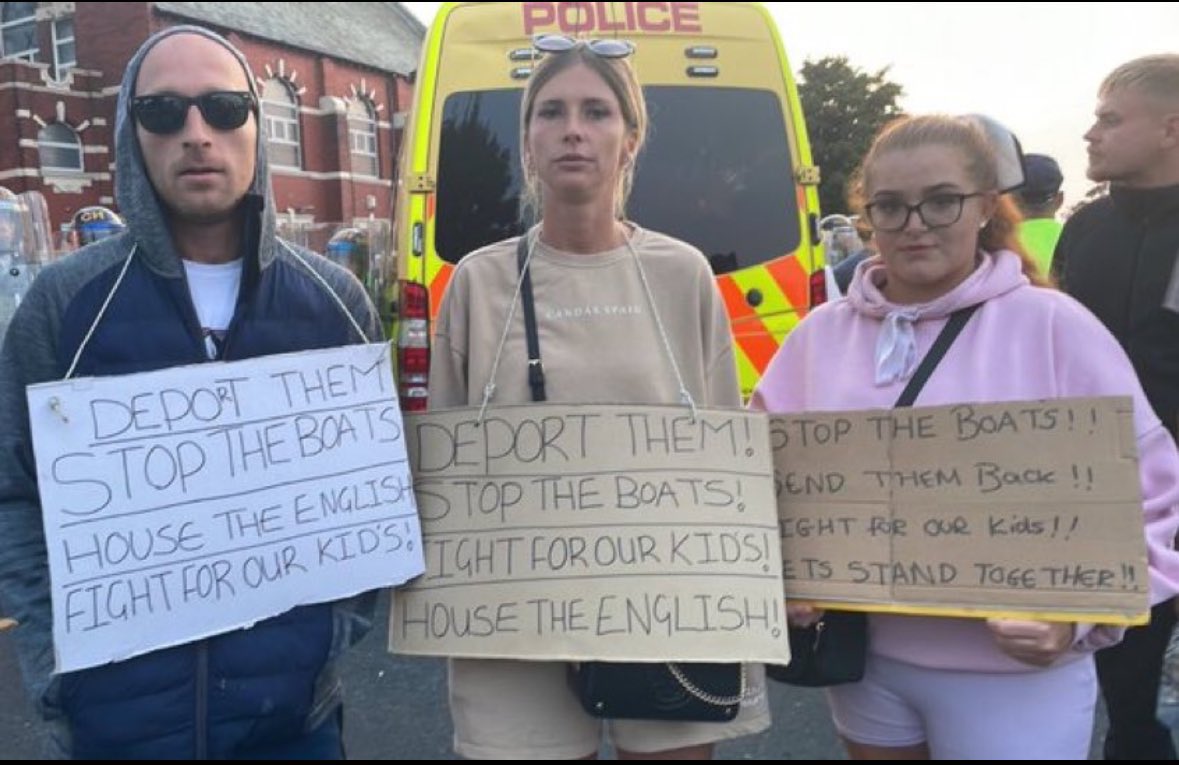 Southport protestors have a clear message for the government.