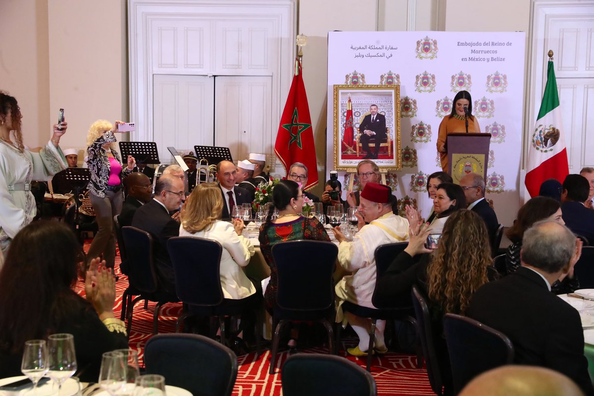 Tuve el honor de asistir a la celebración del 25º Aniversario de la Entronización de Su Majestad El Rey Mohammed VI, junto a  Abdelfattah Lebbar, Embajador de Marruecos en México. Reunión que representó un valioso momento de fraternidad y fortalecimiento de los lazos de amistad y