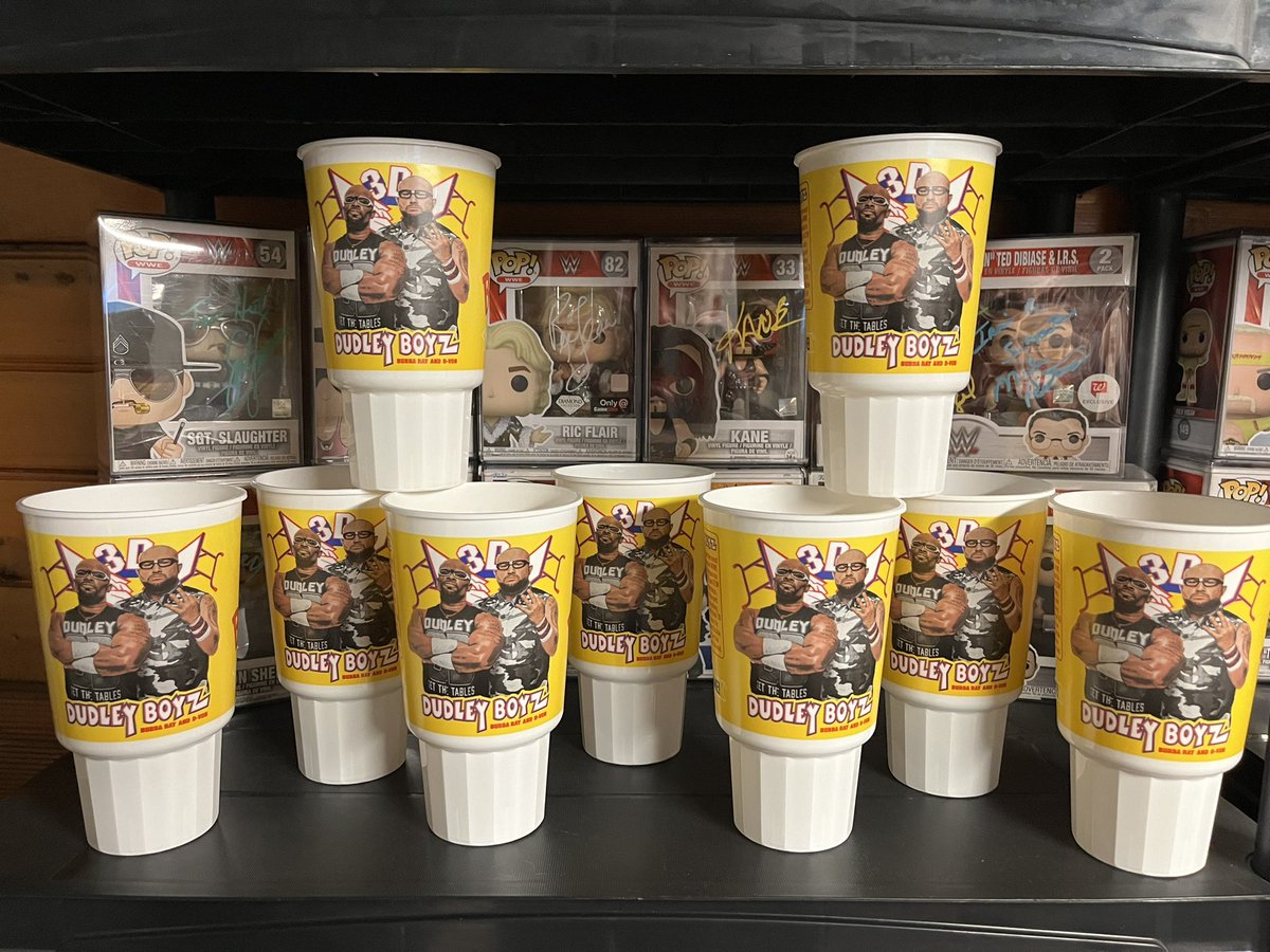 ChadFromAlbany's tweet photo. Thanks to my "hot as balls" wife for getting Dudley Cups in SC from @Bojangles and bringing them back to NY. @garza_rodney, @MongrovianMike, @TooSweetNeil and @TrendaMajellan from @NationsCorner got the hook up from her too! @bullyray5150 @davidlagreca1 @BustedOpenRadio #Dudleys https://t.co/UaHY74QfWF