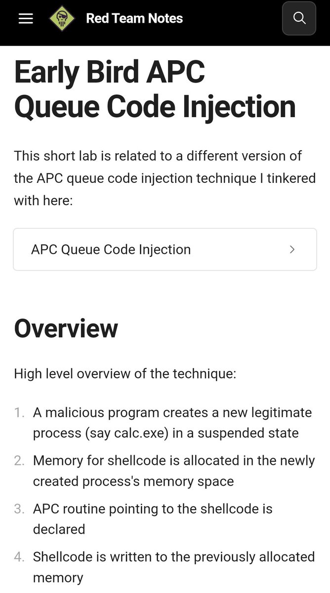 Pour le live #twitch de ce mercredi, je vais expliquer et developper un poc pour du early bird injection.

Comme toujours, l'idée de le faire en live permet aux debutants de suivre et de creer leur propre méthodologie de debug.