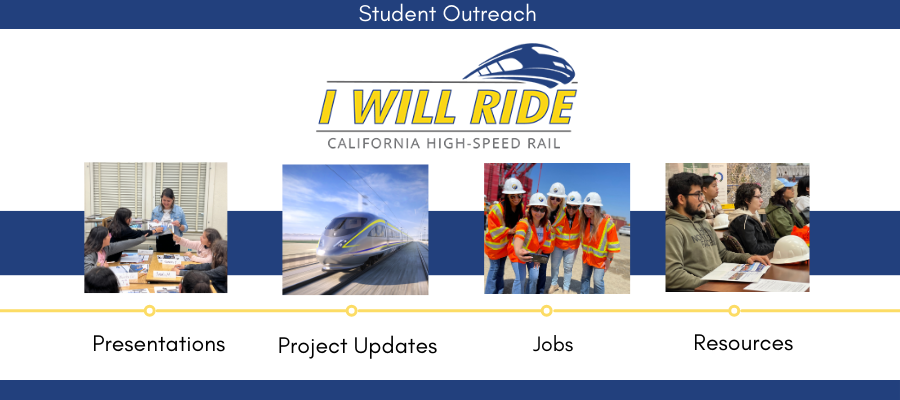 CaHSRA's tweet photo. You can now read the July 2024 #IWillRide monthly update on our website! You don’t want to miss all the HSR news for students: https://t.co/NvUl3cqKZ6

To receive these monthly updates directly to your email, become an I Will Ride member at: https://t.co/OhJJ7YVs7Z https://t.co/w945joh0kZ