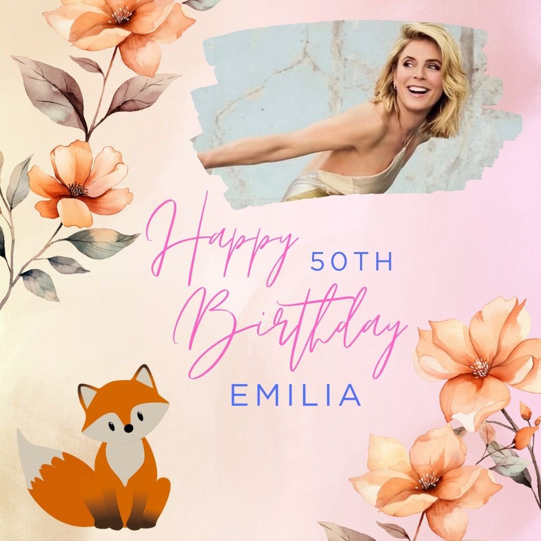 Molly | Emilia Fox Fans 🦊 (@emiliafoxing_) on Twitter photo HAPPY BIRTHDAY <a href="/EmiliaFox/">Emilia Fox</a> 🥳♥️
I hope your 50th year is just as special, gorgeous and radiant as you. You deserve the world 🌍
Now it’s your birthday, I’m pleased to reveal the virtual birthday card! Curated by me with the help of fans from all over! 💝 1/2
📸 artwork by me HAPPY BIRTHDAY <a href="/EmiliaFox/">Emilia Fox</a> 🥳♥️
I hope your 50th year is just as special, gorgeous and radiant as you. You deserve the world 🌍
Now it’s your birthday, I’m pleased to reveal the virtual birthday card! Curated by me with the help of fans from all over! 💝 1/2
📸 artwork by me
