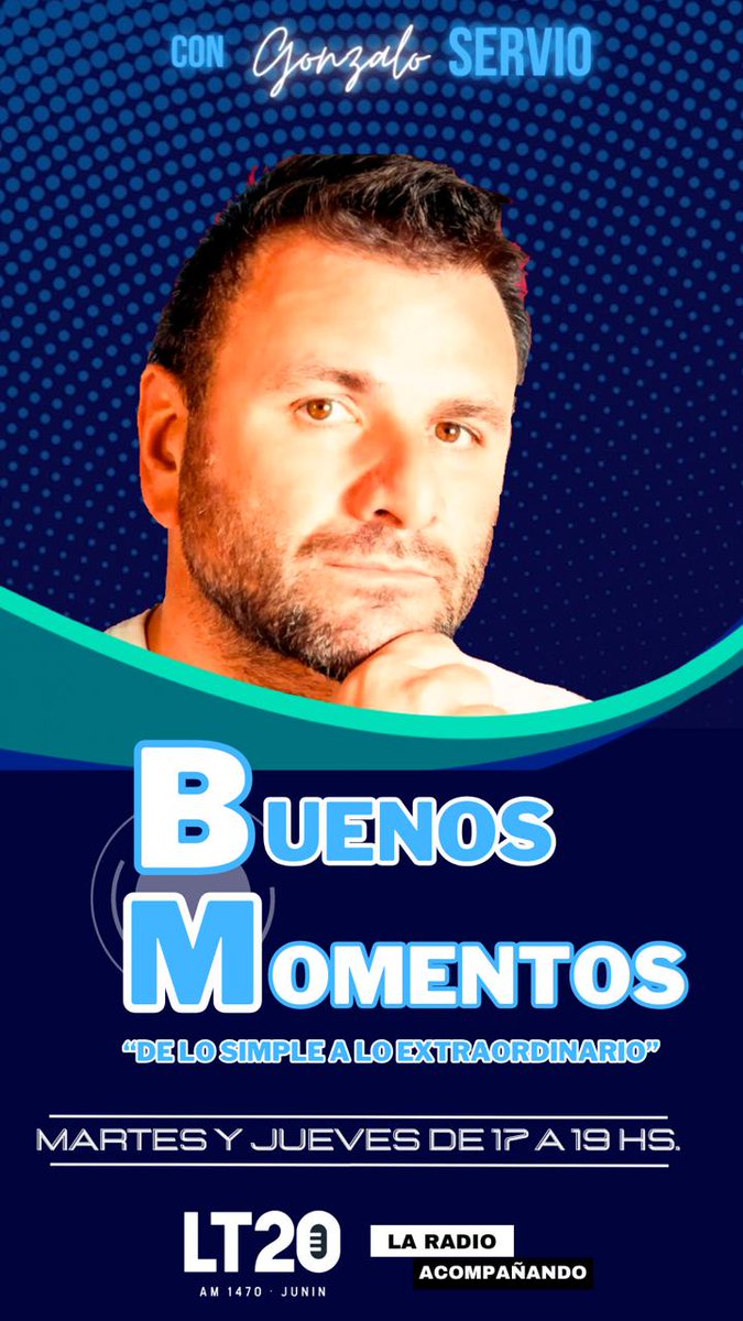 BUENOS MOMENTOS 
DE LO SIMPLE A LO EXTRAORDINARIO. 
MARTES Y JUEVES DE 17 A 19HS.
