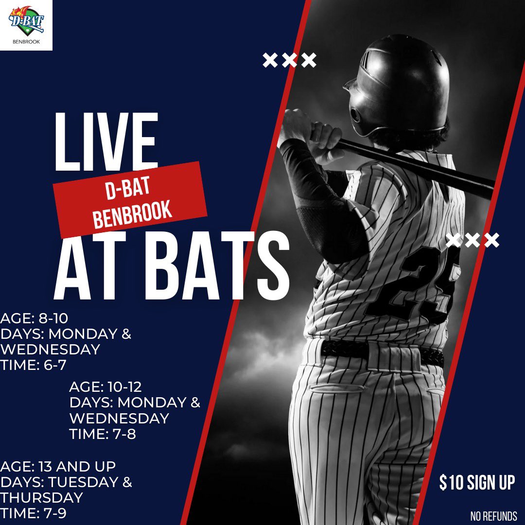 D-BAT of Benbrook tweet media