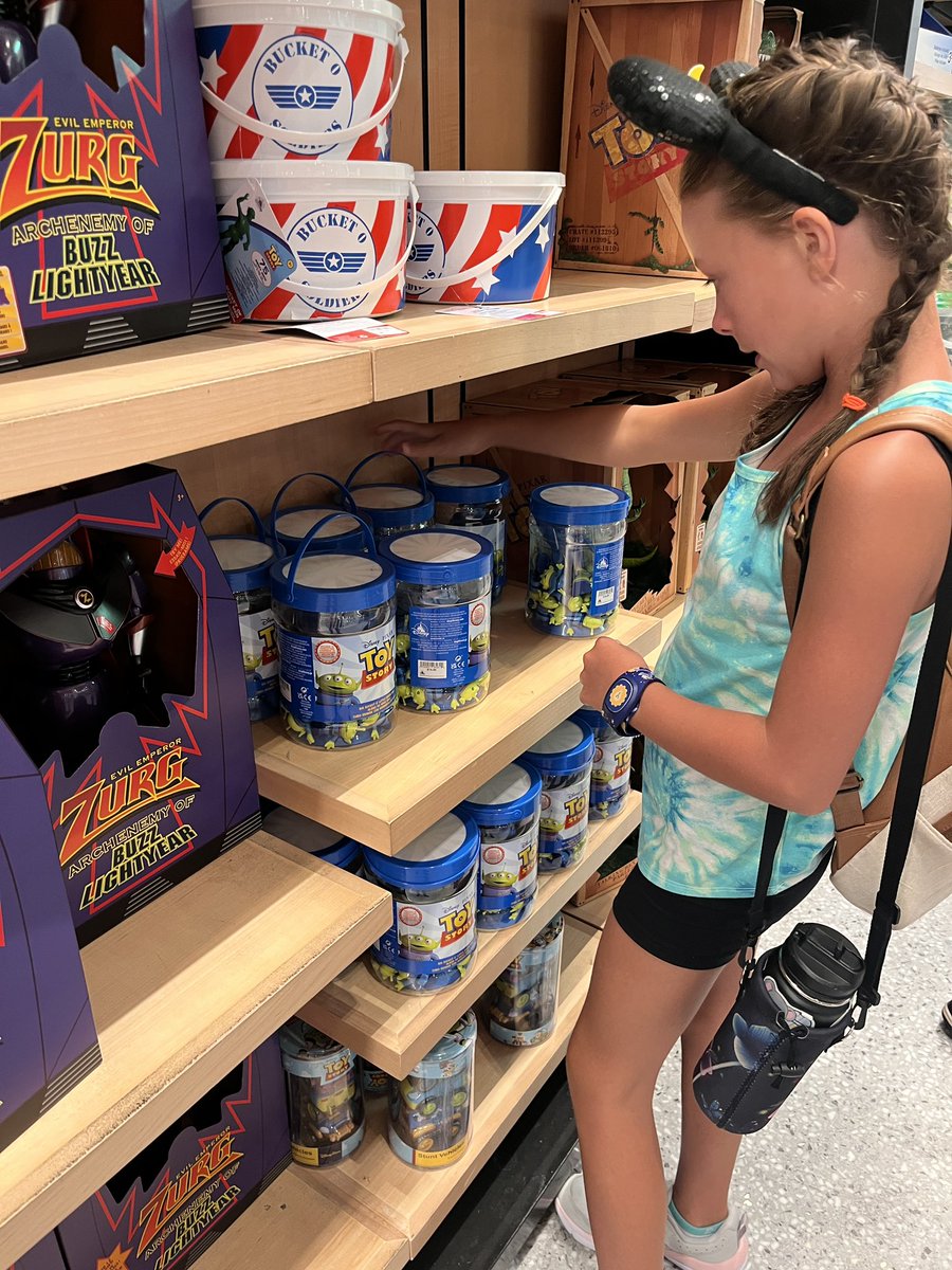 When you’re stuck in Creations shop during a storm, you help organize the displays! Future <a href="/WaltDisneyWorld/">Walt Disney World</a> cast member?