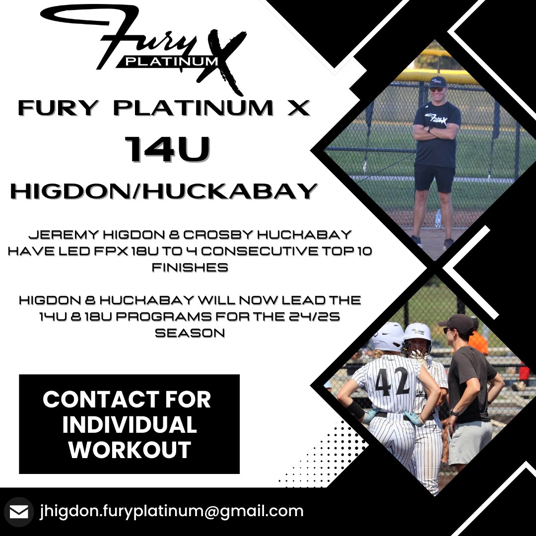 Start your journey with Fury Platinum X

Proven to be one of the top 14u-18u programs in the country on the field &amp; on the recruiting trail 👊

Email or fill out the form!
forms.gle/LoZEkE7kYCSUAY…
