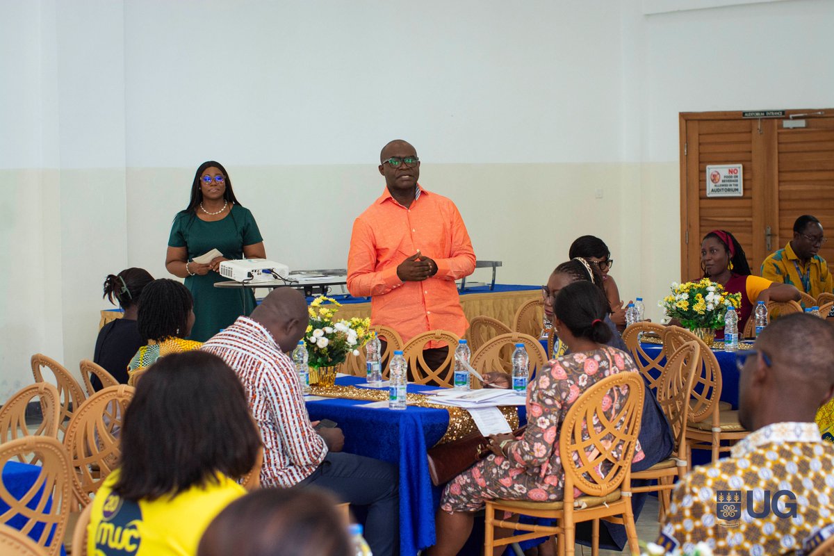 UnivofGh's tweet photo. The event also saw the launch of two handbooks: "Handbook for College Academic Affairs Officers" by Mrs. Susan Fosua Okan and "Handbook for Promotion of Academic Senior Members" by Ms. Regina Enyonam Adagbedu. 
2/2

#SustainableResourceMobilisationAndStewardship #UGIS75 https://t.co/RZCdenKklK