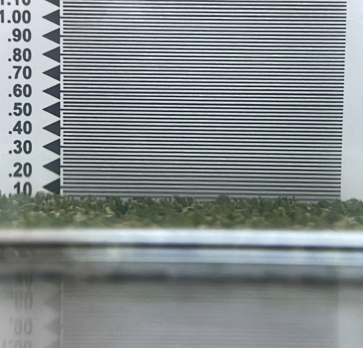 Mike Rollins (@mikerollinssip) on Twitter photo 👀 at the clear effective HOC diff. in ea. pass of 1st photo at <a href="/DiamanteCabo/">Diamante Cabo San Lucas</a>. Bench HOC was .075” on Toro fixed 1021. Prism’d at .060”-.080” (not uniform) 2nd photo.
We RAISED bench HOC to .090” & changed front face angle from 13 to 8.
Prism’d at .060”
The bedknife is VITAL! 👀 at the clear effective HOC diff. in ea. pass of 1st photo at <a href="/DiamanteCabo/">Diamante Cabo San Lucas</a>. Bench HOC was .075” on Toro fixed 1021. Prism’d at .060”-.080” (not uniform) 2nd photo.
We RAISED bench HOC to .090” & changed front face angle from 13 to 8.
Prism’d at .060”
The bedknife is VITAL!