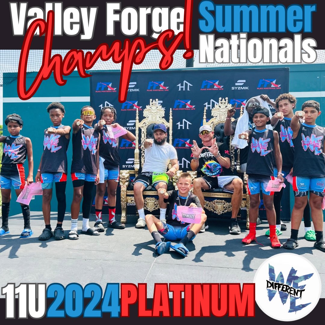 TaraFlowers22's tweet photo. Champs are here!🏈🔥Summer Nationals @ Valley Forge was a success! 9U Girls/11U Coed divisions were on lock! Enjoy every moment seeing them do what they ❤️ ! Savage putting in work &amp; coming out MVP! #wedifferent #shedifferent #theynotus #hardworkpaysoff #noexcuses @CoachMFlowers https://t.co/khBwOVaf35