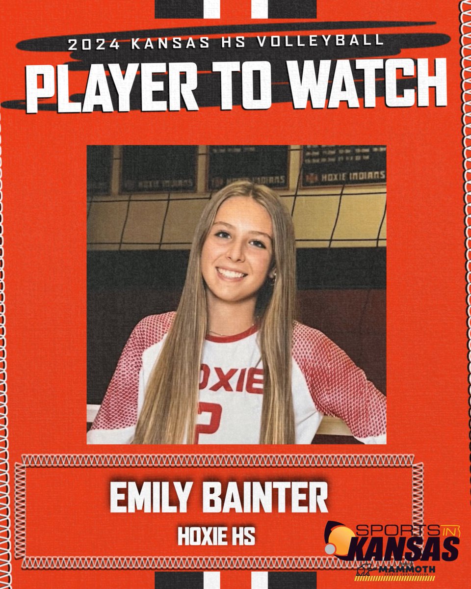 2A Volleyball Player to Watch: Emily Bainter (5’8” Sr. OH) is back for Hoxie after earning first team all state honors in 2A as a junior last season. Hoxie took state runner up last season as they went 36-6. Bainter is one of two non-seniors in the class to earn all-state first