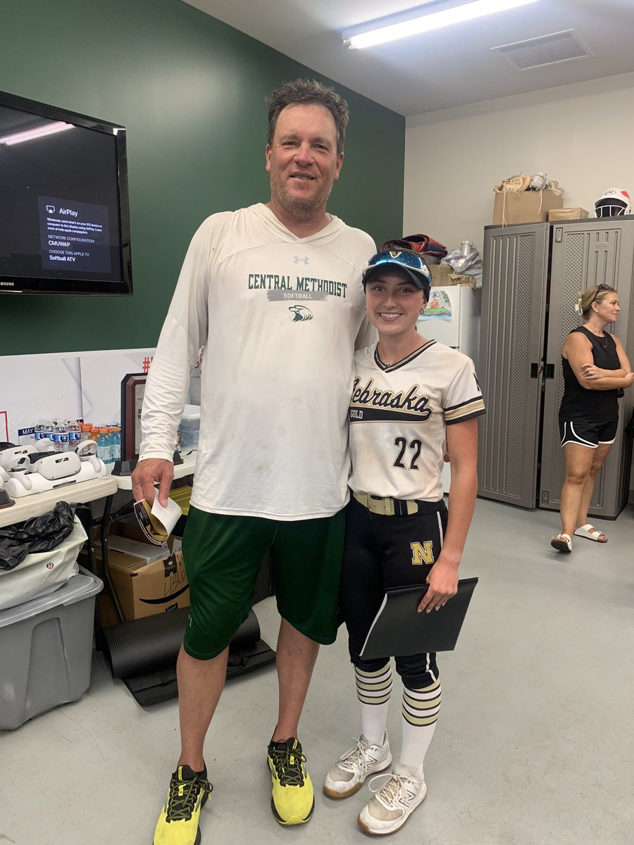 I loved my time at the <a href="/cmueaglesSB/">Central Methodist University Softball</a> camp today! Thank you to all of the coaches and volunteers who helped out. I can’t wait to be back!