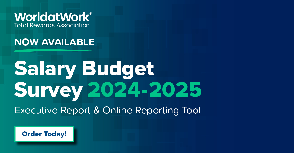 WorldatWork's tweet photo. 📢 Check out our just published 2024-2025 Salary Budget Survey, revealing that 70% of organizations are making pay adjustments to tackle equity issues. Learn how you can lead with comp practices that lead the market! https://t.co/jrYVq6LBWt

#Equity #Compensation #Salary #HR https://t.co/KfTP4VRtZk