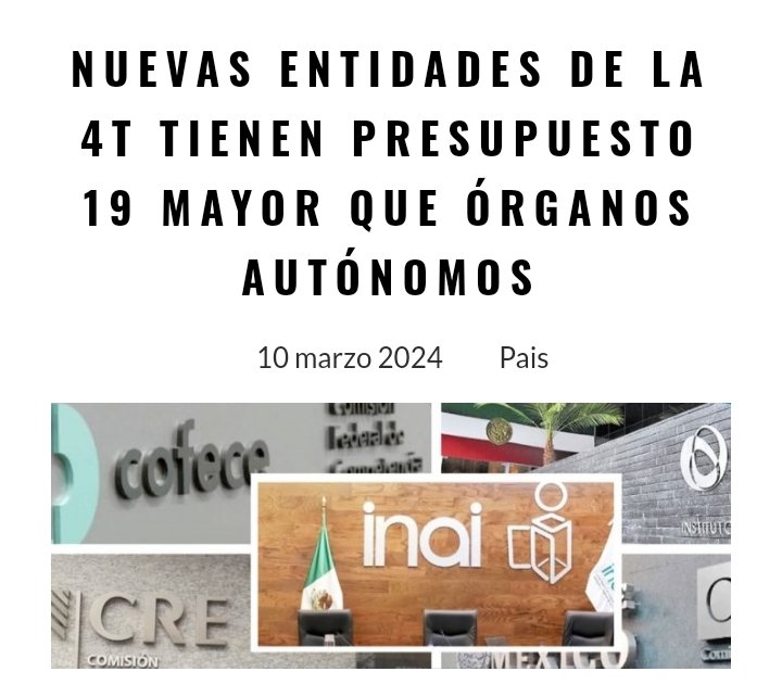 A propósito de las prisas para aprobar la reforma de #AMLO que desaparece diversos órganos autónomos.

#INAI
<a href="/JulietDelrio/">Julieta Del Río Venegas</a>
<a href="/INAImexico/">INAI</a>
#PlanC
#ReformaAlPoderJudicial
#Morena
#Sheinbaum

Acá la historia  en <a href="/REVERSOSREVERSO/">REVERSOS</a>... 👇

reversos.mx/nuevas-entidad…