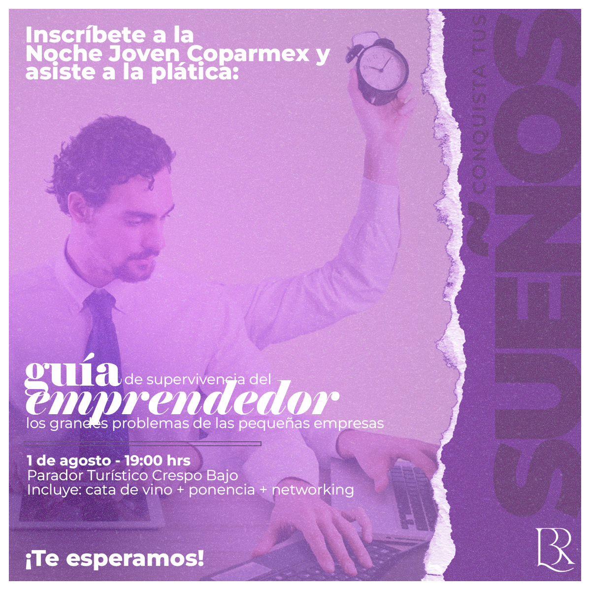 Emprender puede ser un desafío, pero no tienes que hacerlo solo. 😌

Inscríbete en el taller “Guía de supervivencia del emprendedor” y juntos estabilizaremos e impulsaremos tu pyme.

¡Te esperamos!
<a href="/Coparmexoaxaca/">COPARMEX Oaxaca</a>