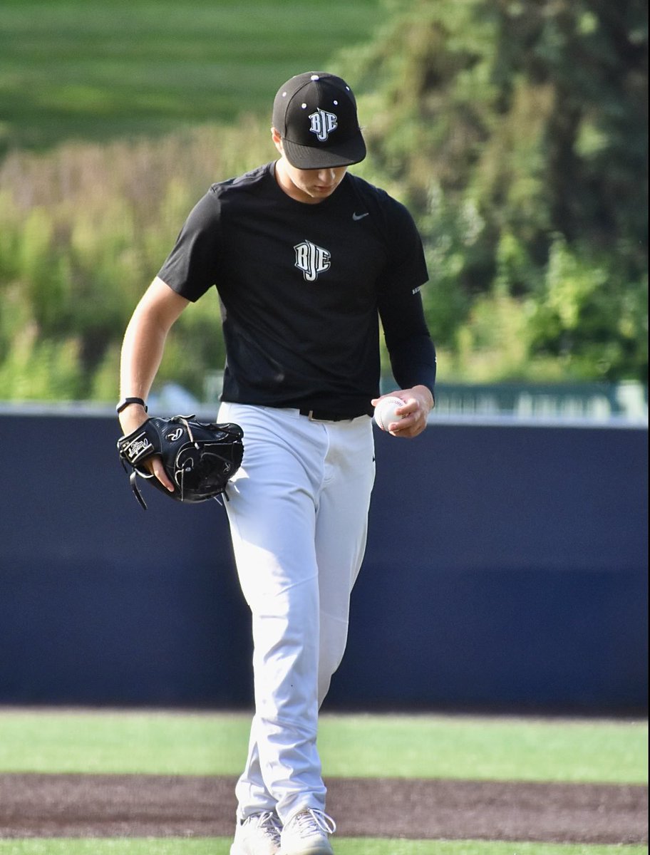 caseyreitz14's tweet photo. Had a great summer experience with BJE - Withrow. (23-15-3 record)

My personal goal was to compete and improve every outing. Here’s my summer stats:

39.2 IP
43 H
23 R
21 ER
23 BB
40 K

3.75 ERA
1.68 WHIP

@BJE2025withrow 
@PBR_Uncommitted 
@BJE_Recruiting https://t.co/6N5b4sMJ6A