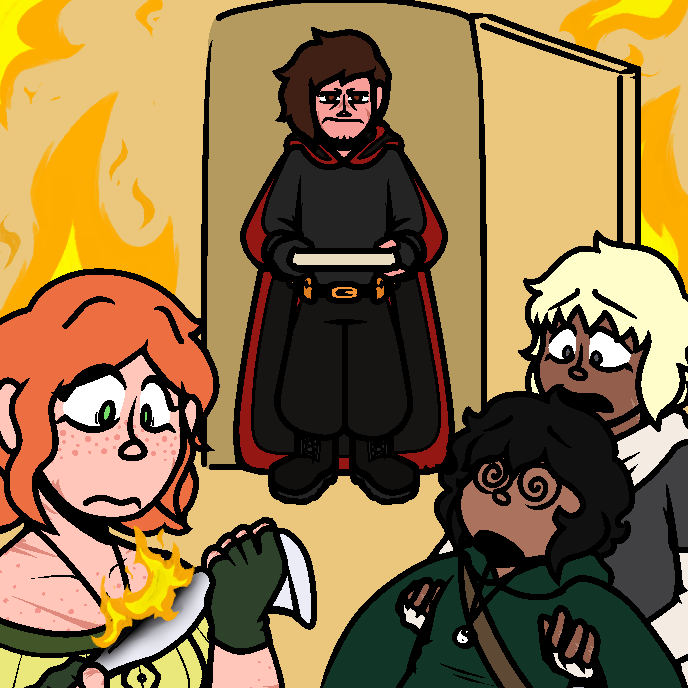 "Caos."

Uma artezinha dos meus ocs que fiz pra testar umas coisas 👊