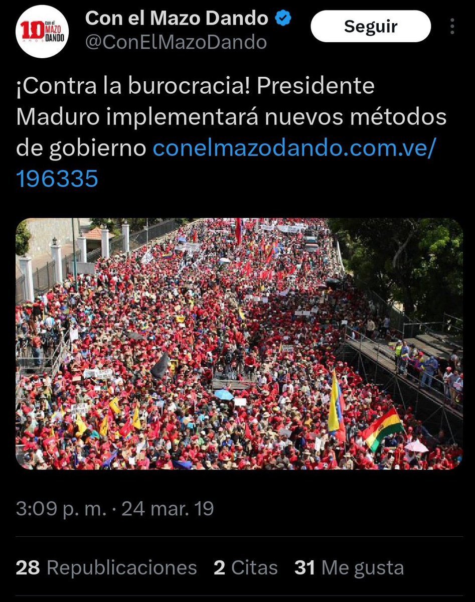 f3rN7 (@f3r_n7) on Twitter photo Pensé que <a href="/NicolasMaduro/">Nicolás Maduro</a> solo se inventaba los votos, pero resulta que también se inventa las marchas jajajajajaja que vergüenza, atentos <a href="/MariaCorinaYA/">María Corina Machado</a> y todo el pueblo a desmentir a la basura del régimen, <a href="/CamillaFSaab/">Camilla Fabri Saab</a> cuidado que te vas para la cárcel con tu combo 😘 Pensé que <a href="/NicolasMaduro/">Nicolás Maduro</a> solo se inventaba los votos, pero resulta que también se inventa las marchas jajajajajaja que vergüenza, atentos <a href="/MariaCorinaYA/">María Corina Machado</a> y todo el pueblo a desmentir a la basura del régimen, <a href="/CamillaFSaab/">Camilla Fabri Saab</a> cuidado que te vas para la cárcel con tu combo 😘