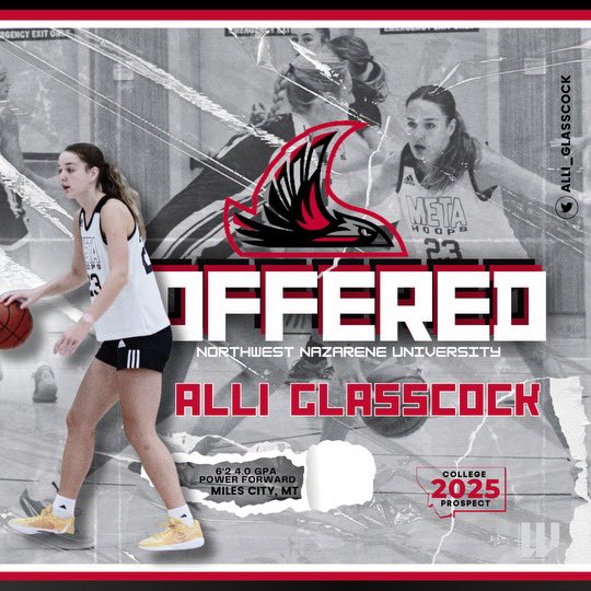 After a great phone call with Coach Steele, I am grateful to have received a scholarship to play basketball at NNU!! Thank you for believing in me!