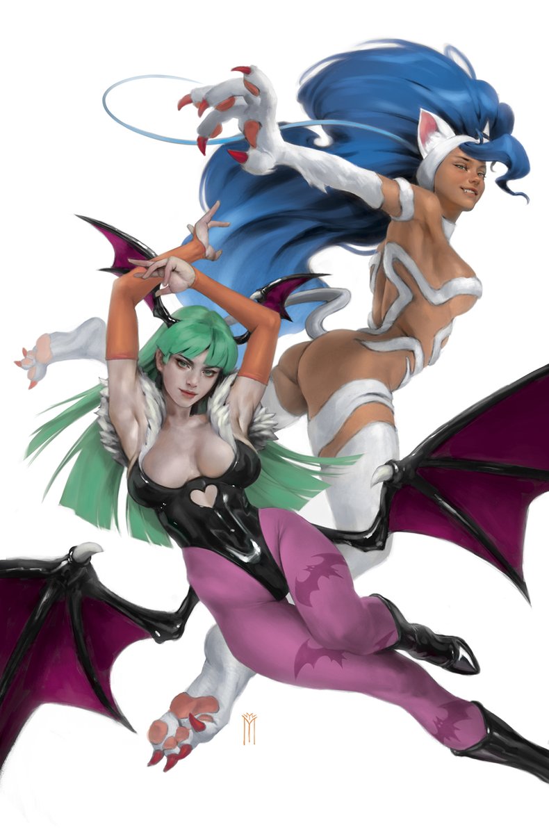 Miguel Mercado (@merkymerx) on Twitter photo Thrilled that I was finally able to draw Morrigan AND Felicia for an official cover! I hope y'all like it 🥰
Darkstalkers 1, 20th Anniversary Edition exclusive variant for <a href="/CarnivoreComics/">Carnivore Comics</a> Thrilled that I was finally able to draw Morrigan AND Felicia for an official cover! I hope y'all like it 🥰
Darkstalkers 1, 20th Anniversary Edition exclusive variant for <a href="/CarnivoreComics/">Carnivore Comics</a>