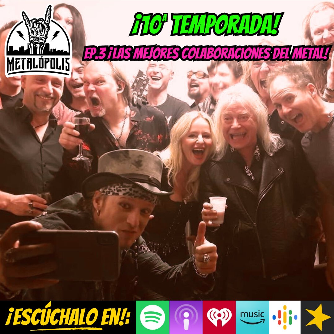 🚨EPISODIO ESTRENO 🚨

 Hoy toca explorar las mejores colaboraciones o “featuring” en el mundo del metal.

¿Saxon feat. Elton John? ¿Imperial Triumphant con Kenny G? ¿Ozzy Osbourne trabajando con Post Malone? ¿Gojira sinfónico? Descúbrelo aquí

#Metalópolis #podcast