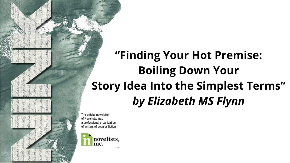 The latest from #NINK: “Finding Your Hot Premise: Boiling Down Your Story Idea Into the Simplest Terms” by Elizabeth MS Flynn
ninc.com/finding-your-h…

#NINC2024BALANCE #writerslife #writers #author #NINC #NINCauthor #writing #amwriting #writingtips #amediting #writingcommunity
