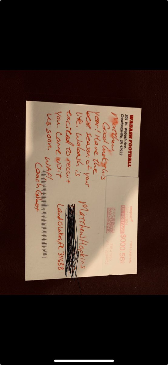 MatthewH_11's tweet photo. Thank you @coachgilbert10 @WabashFB
@SLHSFBNextLevel https://t.co/qYw4L47g1k