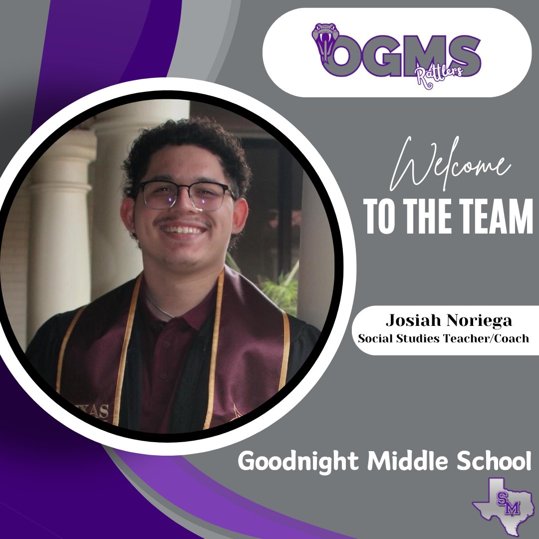 Please welcome Josiah Noriega to the team! We are excited to have him join us!!! #wearegoodnight #strikeasone #ALLIN <a href="/SanMarcosCISD/">San Marcos CISD</a>