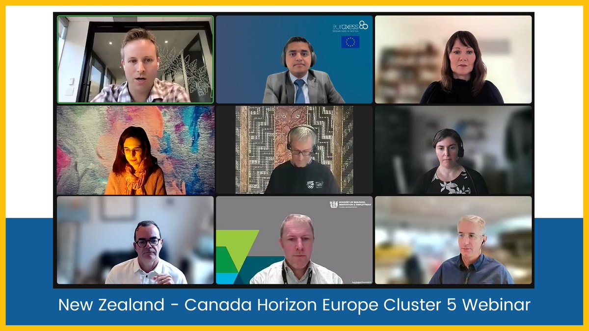EURAXESS Australia & New Zealand (@euraxess_ausnz) on Twitter photo 🇪🇺🤝🇳🇿🇨🇦 Early morning start for us today to speak about <a href="/HorizonEU/">Horizon Europe🇪🇺</a> alongside our colleagues from <a href="/MBIEsci/">MBIE Science</a>, at the New Zealand – Canada Horizon Europe Cluster 5 Webinar.
Many thanks @UniversitiesNZ & <a href="/univcan/">Universities Canada | Universités Canada</a> for the invitation. It was great to see so much interest for 🇪🇺🤝🇳🇿🇨🇦 Early morning start for us today to speak about <a href="/HorizonEU/">Horizon Europe🇪🇺</a> alongside our colleagues from <a href="/MBIEsci/">MBIE Science</a>, at the New Zealand – Canada Horizon Europe Cluster 5 Webinar.
Many thanks @UniversitiesNZ & <a href="/univcan/">Universities Canada | Universités Canada</a> for the invitation. It was great to see so much interest for