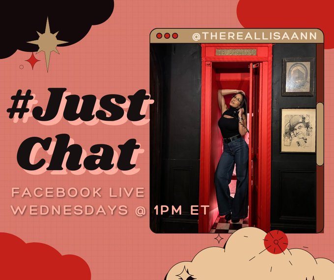 🌟 Tomorrow, 1 PM ET - let's catch up! Join me on #Facebook #Live for a cozy chat session. We'll dish<a href="/tag/live"class="tags"><span>#live</span></a><a href="/tag/facebook"class="tags"><span>#facebook</span></a><a href="/tag/justchat"class="tags"><span>#justchat</span></a>