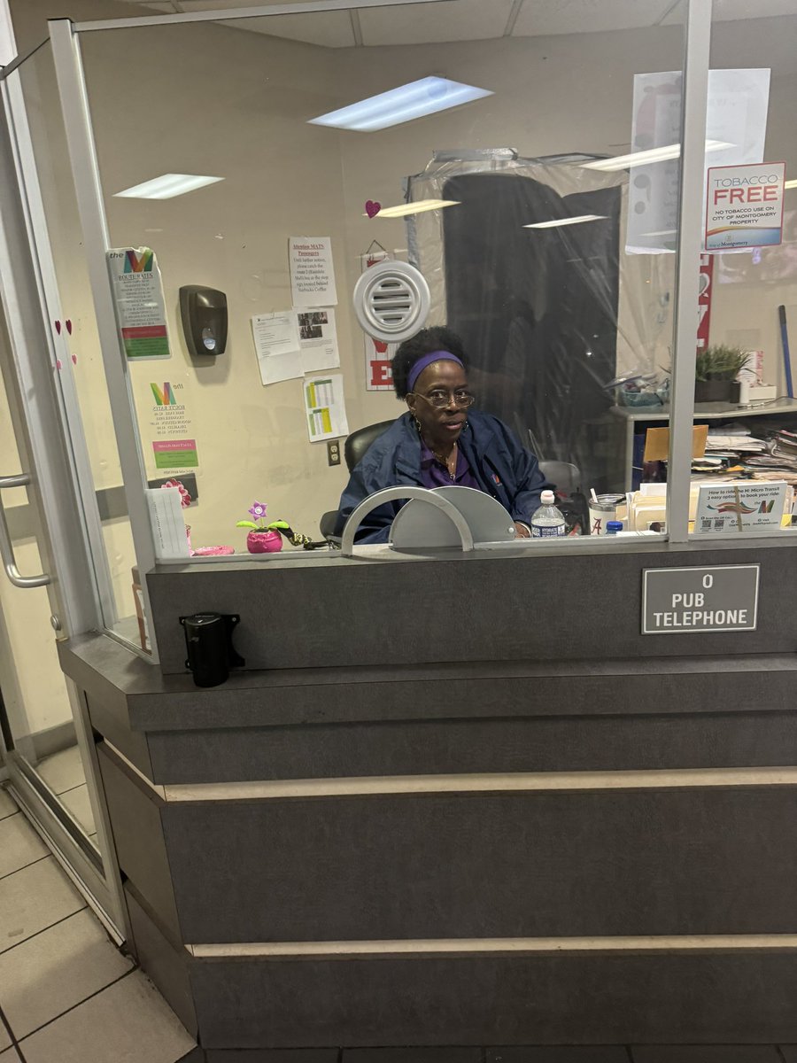 DaPearl's tweet image. Fastest and cheapest route home was to take a @GreyhoundBus. We made a stop in Montgomery, AL. After using the restroom, I explained to the woman behind the counter that there was no soap and asked for a little bit of her (enormous) hand sanitizer. She gave me an emphatic NO! 🤷🏻‍♂️