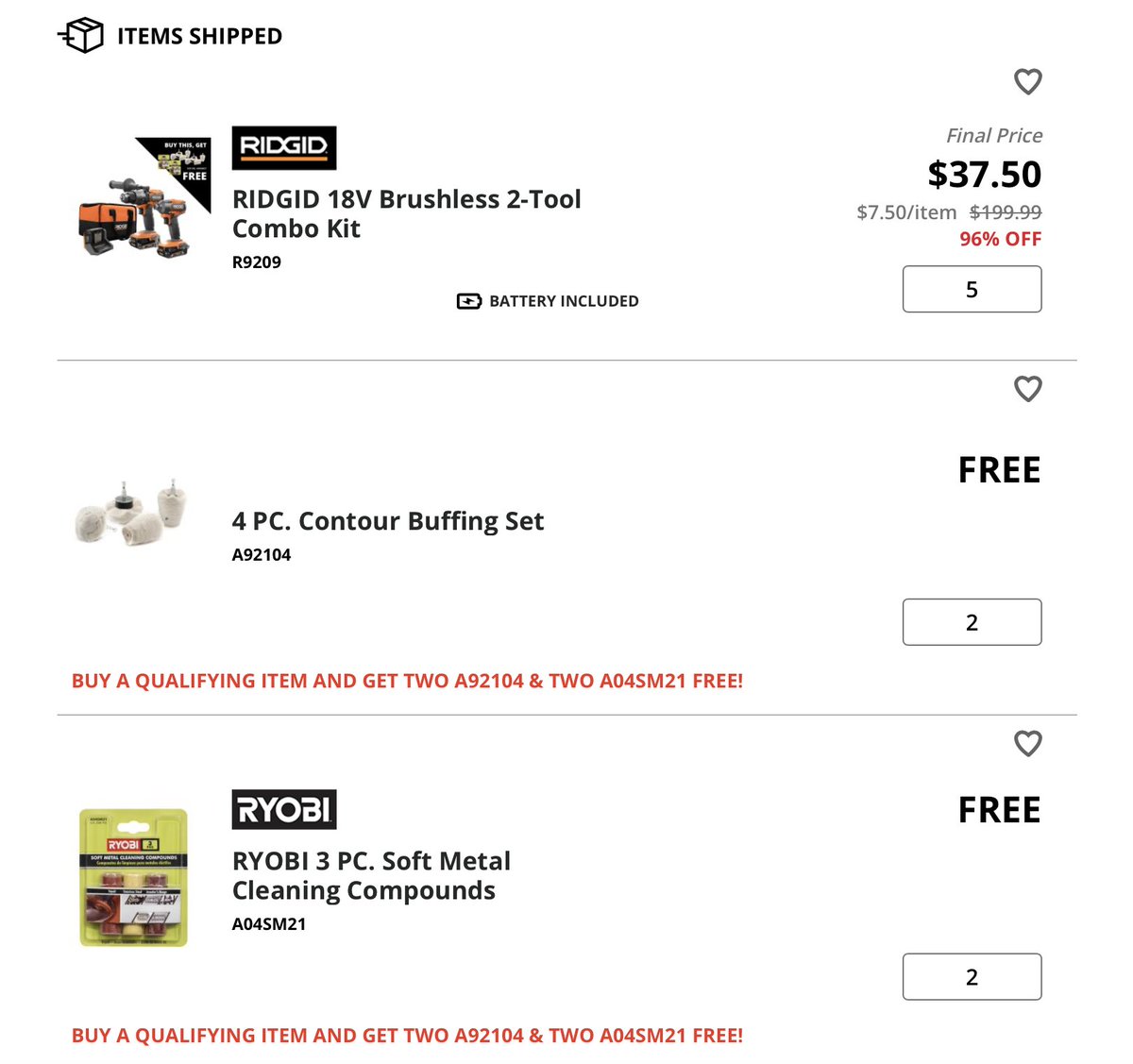 BandarsBounties's tweet image. We snagged Tools for 97% off thanks to a pricing error… here’s how it went down: 🧵

Last night at 9:00 PM PST, we dropped exclusive links to a Tools website featuring Ryobi and Rigid tools slashed to 97% off.

Our members scored big:
- $$240 Pressure Washers for just $13.50
-…