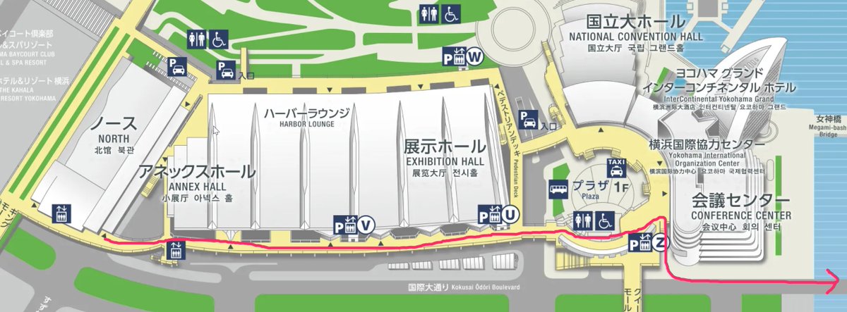 minahito's tweet photo. ProCEDECの店、下見してきました。ノースから会議センターへ向かい（駅に戻る方向）、クイーンモール方向に曲がらず階段を降りるとワールドポーターズ見えるんで、橋をわたって入り、すぐ右のEVに乗る。5F上がってすぐ右折し2軒目の店。15分くらい? #cedec2024 #ProCEDEC

https://t.co/VFwHktX4ar https://t.co/d7migCoshC