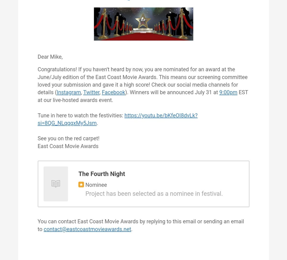 Scriptreaderguy's tweet image. Tomorrow is the day. Fingers crossed.