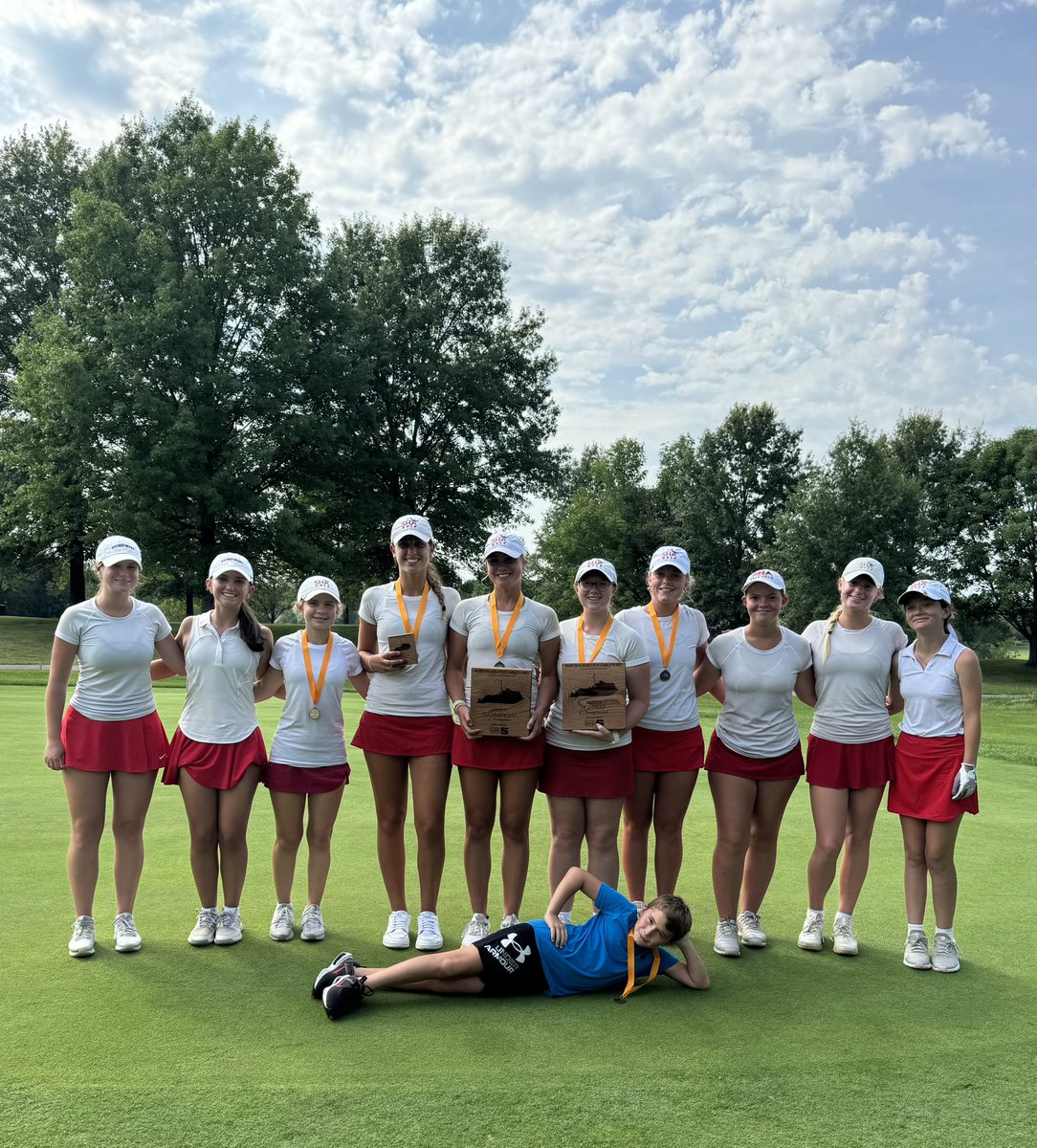 valkyriegolf's tweet photo. Great team win today! And Brooklynn Bohnert finished first individually with a 73! Charly Garner shot a great round of 76. Way to go! https://t.co/iwgfwPkiop