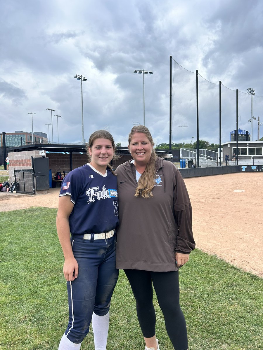Had a great time at the tufts camp! I enjoyed working with the coaches and players! <a href="/TuftsSoftball/">Tufts Softball</a>