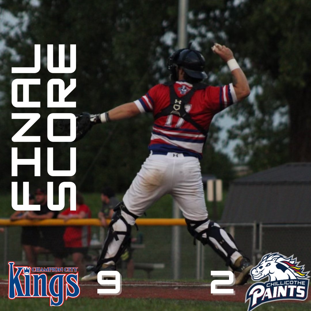 Kings crush it! ⚾️🔥 They dominate with a 9-2 victory over the Paints!  Both Salvatori and Bach launched homers today.💥