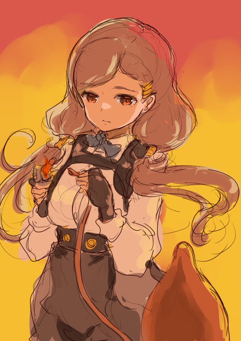 #ケイト生誕祭2024 #荒野のコトブキ飛行隊 
TV7話で使った即席爆弾のテストをするケイト。ゴーグルを外すと一番正統派な美少女のような気もします。ただコトブキ飛行隊については一話で「アバズレ飛行隊」っていわれてましたがまんざら間違いでもないなと。 