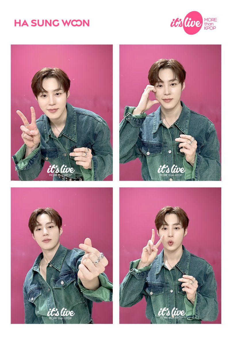 하성운이 추천하는 네컷 포즈!✨
지금 바로 it's Live 틱톡에서 HA SUNG WOON의 잇라네컷 촬영 영상을 확인하세요💗
▶buly.kr/FAbjOge◀
#itsLive #하성운 #KPOP #잇츠라이브 #잇라네컷 #인생네컷 #PhotoBooth #itsLive4Cut