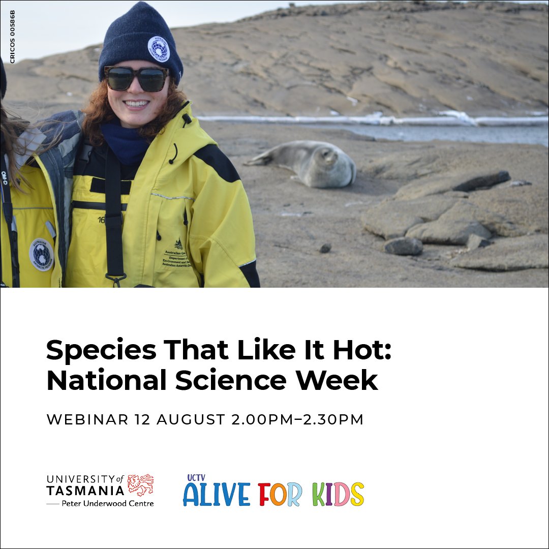 Just as weeds appear in the garden with warmer weather, what grows in our oceans shifts as the water temperature rises. To celebrate <a href="/Aus_ScienceWeek/">NationalScienceWeek</a>, Dr Paige Kelly from <a href="/UTAS_/">University of Tasmania</a> will be joining UCTV to talk about species survival in Antarctica. Register: utas.zoom.us/webinar/regist…