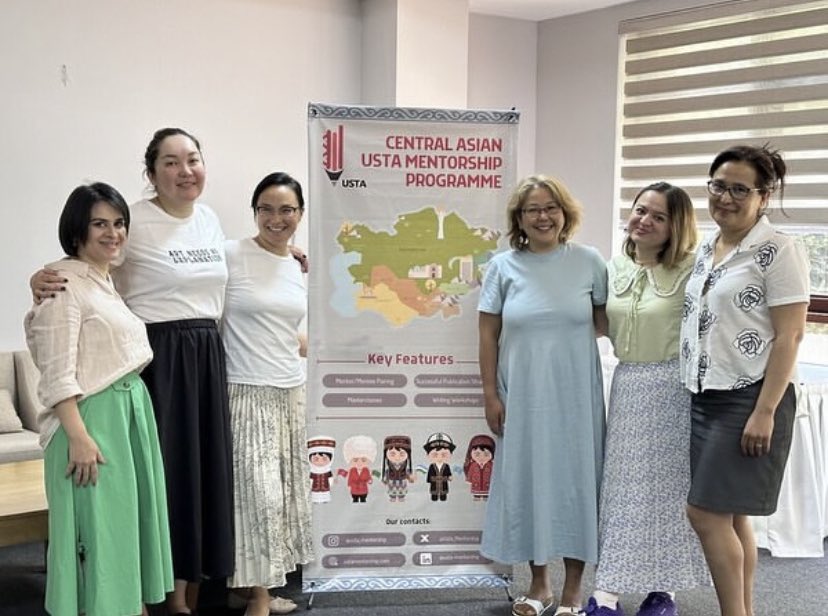 CreativeCorazon's tweet photo. It was also great thanks to the @Usta_Mentorship program and the conference my amazing colleagues and friends organised in Almaty where we were all allowed to rewind, catch up, laugh and hug and plan new amazing collaborative work! thanks to @gulzatboto @ranokhonim @AsselTutumlu https://t.co/9sVO1z7eA2