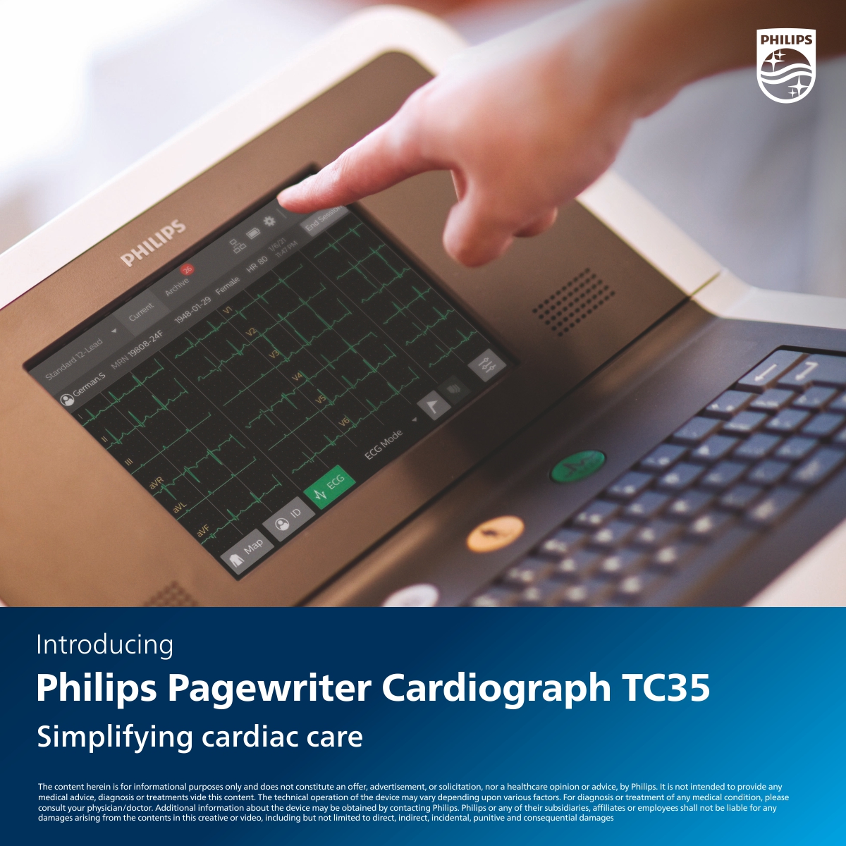 Introducing the all new Philips PageWriter TC35 Cardiograph for your cardiac needs. Get fast, efficient clinical workflow, combined with reliable operation for you and your patients. to.philips/6014cIsn2
#TC35 #Cardiograph
